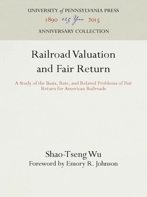 cover image of Railroad Valuation and Fair Return